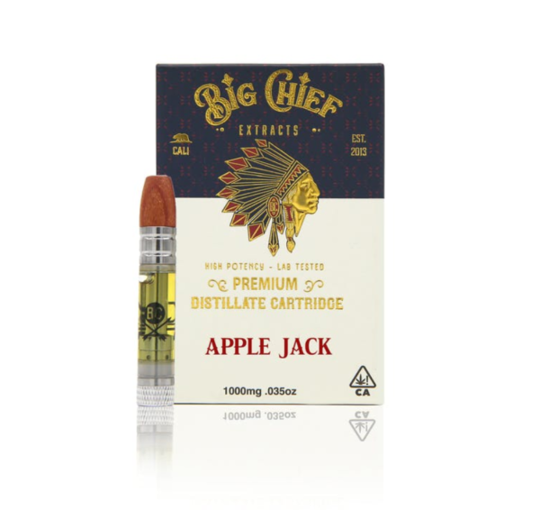 Big Chief Apple Jack offers a flavorful cannabis experience with a sweet, fruity apple taste, delivering uplifting, balanced effects perfect for relaxation.