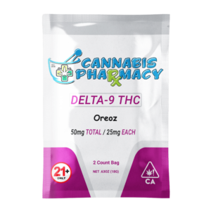 Cannabis Pharmacy Delta-9 THC Gummies | 25mg - Oreoz - 2ct