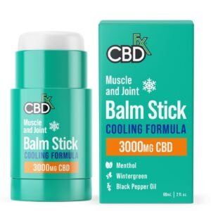 CBDfx | CBD Balm Stick - 3000mg Cooling Formula | Muscle & Joint Relief Balm Stick