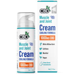 CBDfx | CBD Cream - 1000mg Cooling Formula | Muscle & Joint Cooling Pain Cream