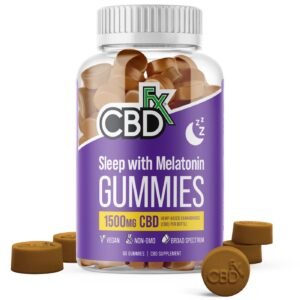 CBDfx | CBD & Melatonin Gummies | 1500mg - 60ct