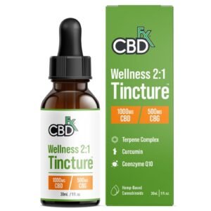 CBDfx | CBD Tincture | 1000mg CBD + 500mg CBG - 30mL