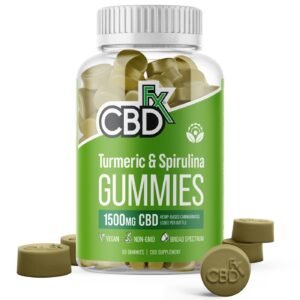 CBDfx | CBD, Turmeric & Spirulina Gummies | 1500mg - 60ct