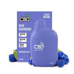 CBDfx | CBD Vape - Blue Raspberry - 1500mg Disposable Vape Pen