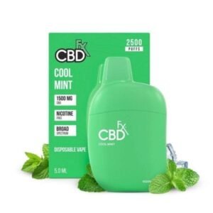 CBDfx | CBD Vape - Cool Mint - 1500mg Disposable Vape Pen