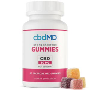 cbdMD | CBD Gummies Tropical Mix | 1500mg - 30 Count