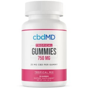 cbdMD | CBD Gummies Tropical Mix | 750mg - 30 Count