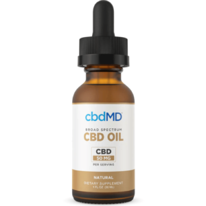 cbdMD | CBD Tincture Natural Flavor | 1,500mg - 30 ML