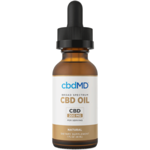 cbdMD | CBD Tincture Natural Flavor | 6000mg - 30 ML