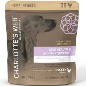 Charlotte’s Web | CBD Chews For Dogs Skin & Allergy | 30 Count