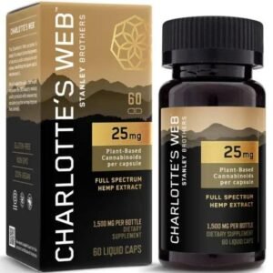 Charlotte’s Web | CBD Softgels | 25mg-60 Count