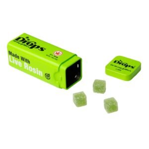 Drops | THC Gummies - Balanced Lime | 5mg D9 THC Edibles - 20ct