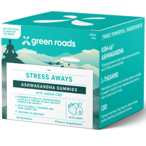 Green Roads | Ashwagandha & CBD Stress Aways | 25mg - 30ct