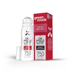 Green Roads | CBD Cream - 750mg Heating Formula | Muscle & Joint Heat Relief Roll-On