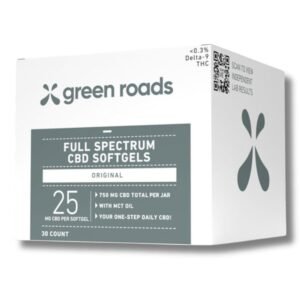Green Roads | CBD Full Spectrum Softgels | 25mg - 30 Count