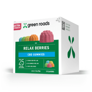 Green Roads | Extra Strength CBD Relax Berries | 25mg - 30ct