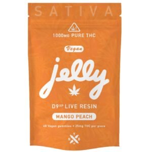 Jelly | Delta-9 THC Gummies Mango Peach | 25mg - (40ct)