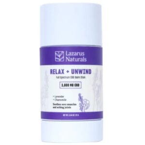 Lazarus Naturals | CBD Balm Relax And Unwind 3600mg