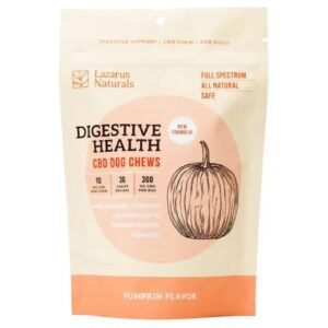 Lazarus Naturals | CBD Dog Chews - Digestive Health - 300mg - Pumpkin