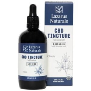 Lazarus Naturals | CBD Oil Tincture - Full Spectrum - 6000mg - 120mL - Classic