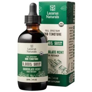 Lazarus Naturals | CBD Oil Tincture - Full Spectrum - 6000mg - 120mL - Mint Chocolate