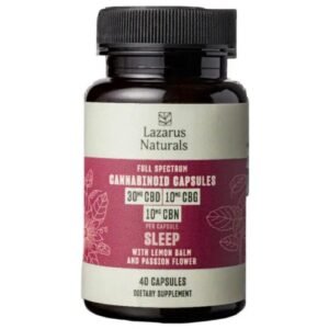 Lazarus Naturals | CBD Sleep Capsules - Full Spectrum - 2000mg | 40ct