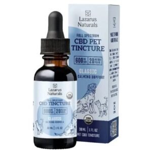Lazarus Naturals | Organic Pet CBD Tincture - Calming Support - 600mg - Classic