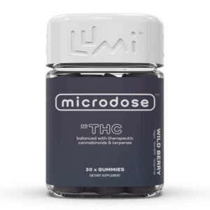 Lumi Labs | Microdose THC Gummies - Wild Berry | 3mg D9 + 12mg CBD + 3mg CBN - 30ct